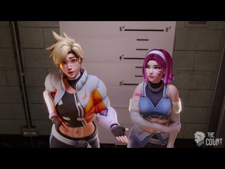 tracer and d va caught by the police intro part 1 thecount 720p