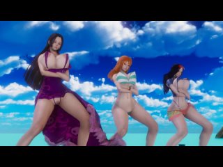 osary bla bla bla one piece mmd 1080p