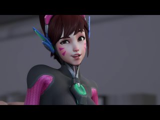 d va - footj0b [overwarch sex] by redmoa